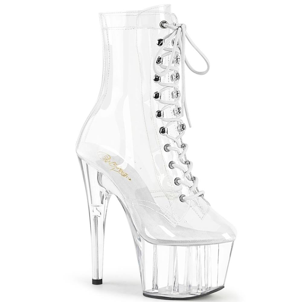 Pleaser - ADORE1020C Bottes de plateforme, Pole dance chaussures - Chaussures de pole dance - Transparent Product image